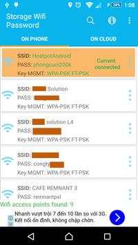 Storage Wifi Password screenshot 1