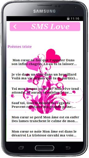 SMS Love, SMS Sentiment screenshot 2