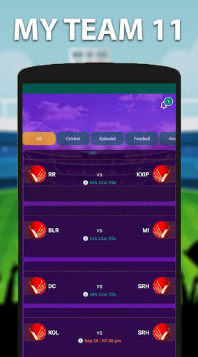 Dream Team 11 - Tips for Dream11 app & Prediction screenshot 1