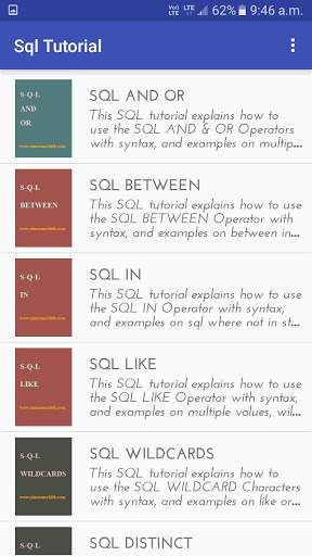 Sql Query Tutorial screenshot 2