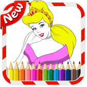 Princess Coloring Pages icon