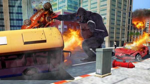 Angry King Kong Rampage: Gorilla Simulator Games screenshot 4