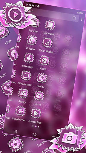 Abstract Flower Theme screenshot 4