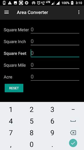 Area Converter screenshot 4