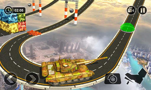 Impossible Army Tank Driving Simulator Tracks screenshot 3