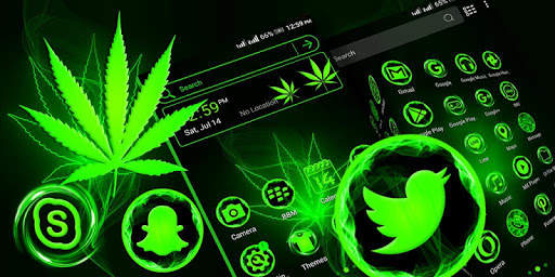 Green Leaf Launcher Theme screenshot 2