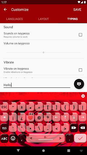 Red Rose Emoji Keyboard screenshot 4