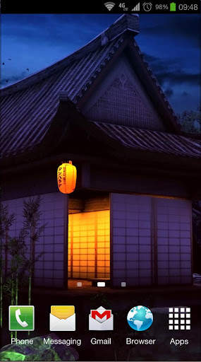 Real Zen Garden 3D: Night LWP screenshot 2