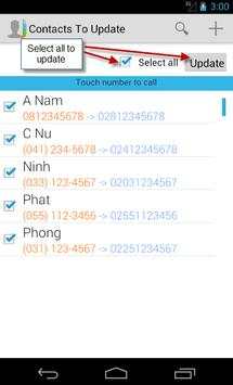 Update Phone Code screenshot 3