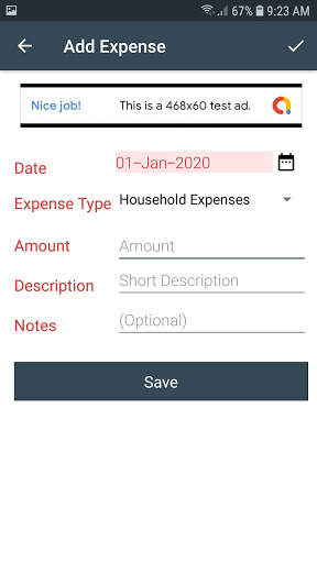 Daily Expense Manager 5 تصوير الشاشة