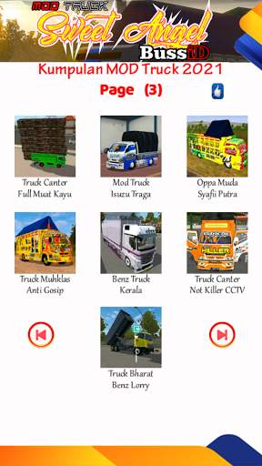 Mod Truck Sweet Angel Bussid screenshot 4