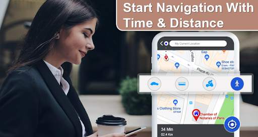 Voice GPS Driving Directions - Gps Navigation screenshot 1