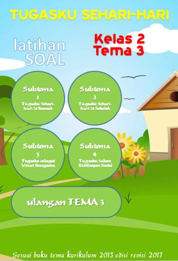 Latihan Soal SD Kelas 2 Tema 3 screenshot 2