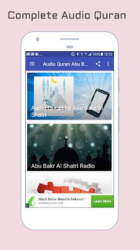 Audio Quran Abu Bakr Al Shatri screenshot 1