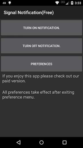 Signal Notification (Free) screenshot 3