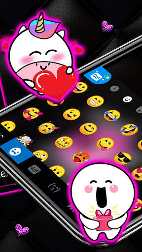 Sexy Love Lips Keyboard Background screenshot 4