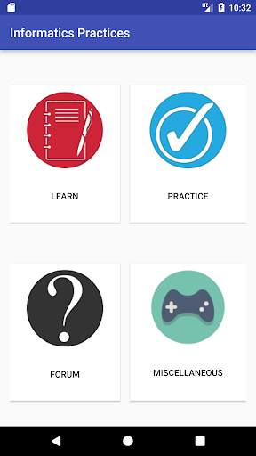 Informatics Practices App screenshot 1