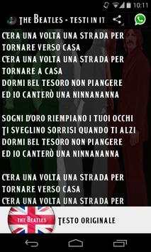 The Beatles Testi in italiano screenshot 4