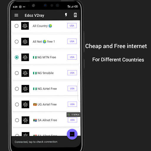 Edoz V2ray VPN - Free Cheap Internet VPN screenshot 1