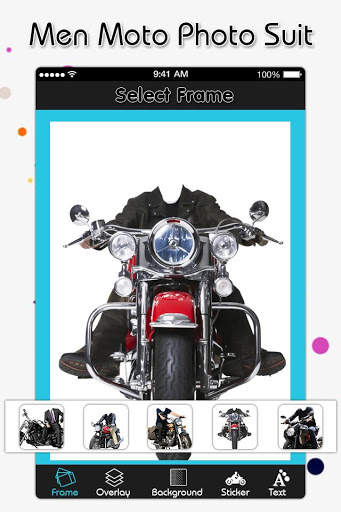Men Moto Photo Suit : Stylish Bike Photo Editor screenshot 1