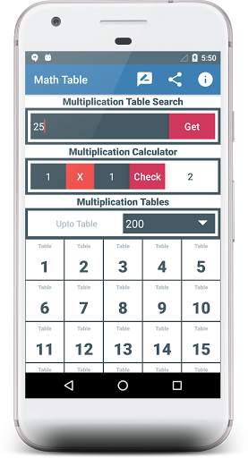 Multiplication Table And Math Table Calculator screenshot 6