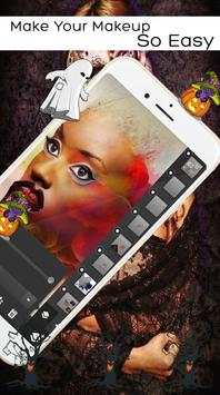Halloween Makeup face changer screenshot 3
