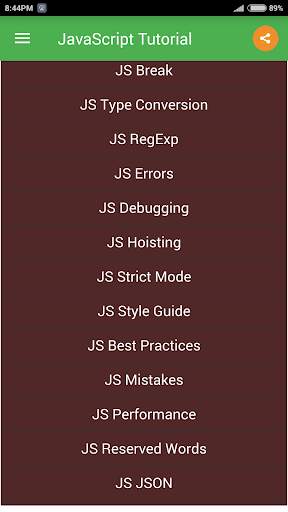 JavaScript Tutorial screenshot 3