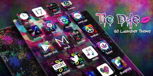 Tie Dye GO Launcher Theme screenshot 5