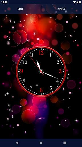 Black Clock Live Wallpaper screenshot 4