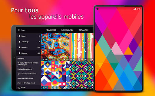 Fonds d'écran avec des motifs screenshot 6
