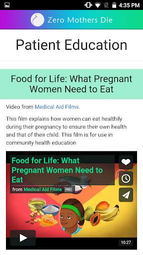Zero Mothers Die App (ZMD App) screenshot 8