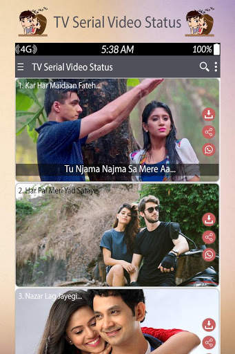 TV Serial Video Status screenshot 2