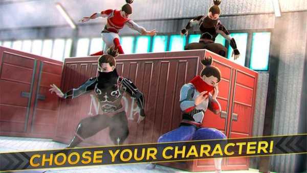 Go Ninja! Funny Robot Shooter screenshot 9