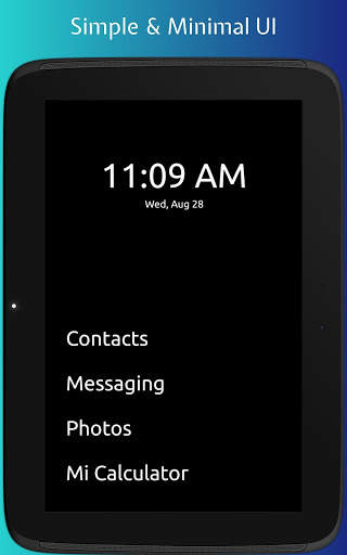 Amoled Launcher -The minimalist launcher 11 تصوير الشاشة