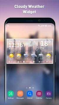 Live weather & clock widget screenshot 5