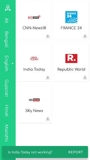 Kooky TV Live TV News : All Language Live TV News 6 تصوير الشاشة