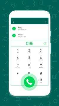 Contact for Whatsapp Themes Dialer Phone Screen screenshot 2