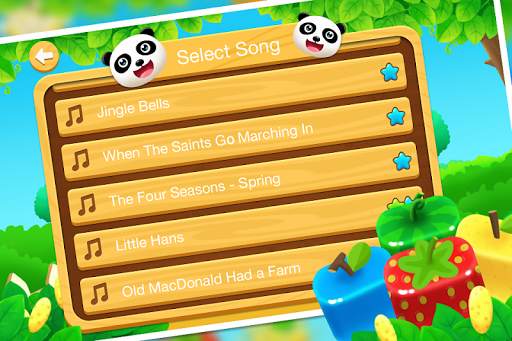 Panda Piano - Fruit Party screenshot 3