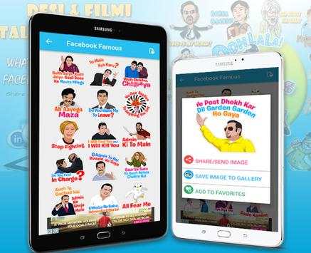 Desi Talking Stickers for all Messengers screenshot 11