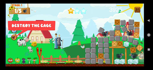 Angry Crows Slingshot Catapult स्क्रीनशॉट 5