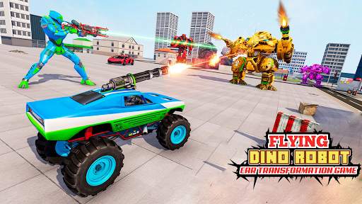 Flying Dino Robot Transformation Games 2021 screenshot 1