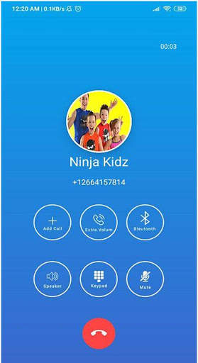 Call Ninja Kidz tv Video & Voice screenshot 5