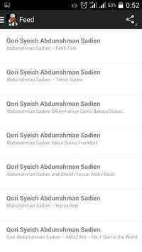 Qori Abdurrahman Sadien 3 تصوير الشاشة