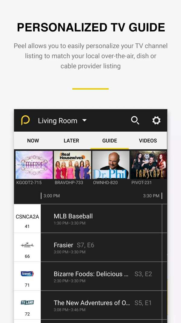 Peel Universal Smart TV Remote Control screenshot 5