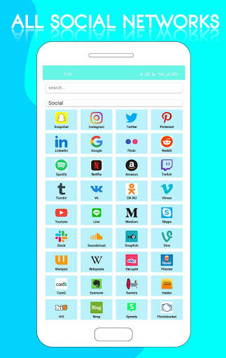 All in one Social Media and Social networking app screenshot 2