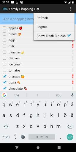 Family Shopping List screenshot 2