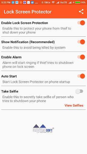 Lock Screen Protector 1 تصوير الشاشة