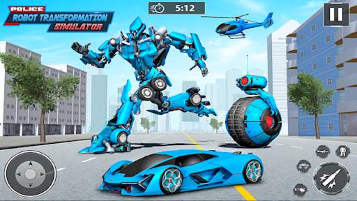 Robot Helicopter Car Transform screenshot 5