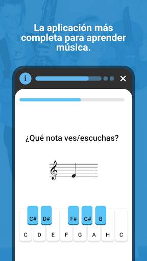 Earz –Aplicación de clases de música más completa. screenshot 1