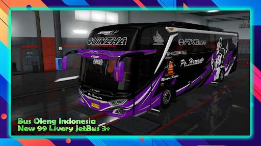 Bus Oleng Indonesia - New 99 Livery JetBus 3  screenshot 1